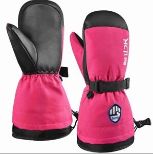 MCTi Kids Ski Mittens - Removable Sherpa Lining (2-16 Years)